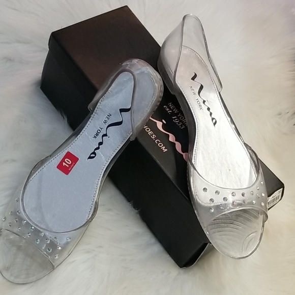 Nina Duffy Jelly Ballet Flats . very narrow they are NOT for a flat or wide feet - Picture 3 of 7